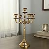 DCI Five Arm Gold Candelabra, Creative Design Home Decor Candle Holder/Wedding Centerpiece Occasions Candelabra/Decorative Candle Holder for Dining Table Decorative 5 arm Candle Holders (Gold(5arm))