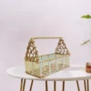 Stylish Handcrafted Hamper Basket (Square)
