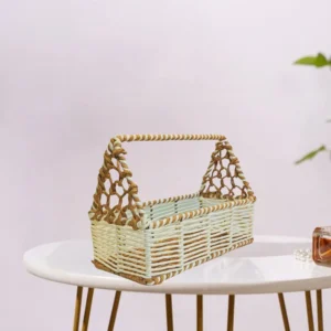 Stylish Handcrafted Hamper Basket (Square)