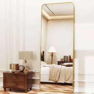 rectanglefloormirrorwritingsonthewall_1 Full Length Sleek Designer Wall/Floor Mirror - Rectangle