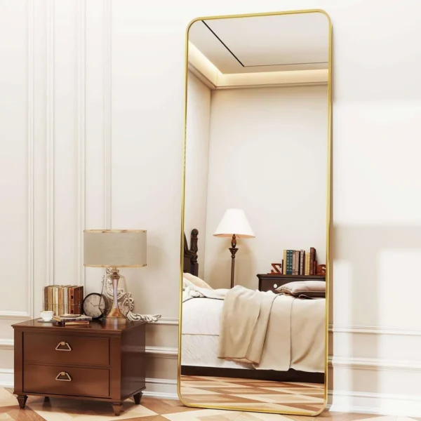 Full Length Sleek Designer Wall/Floor Mirror - Rectangle